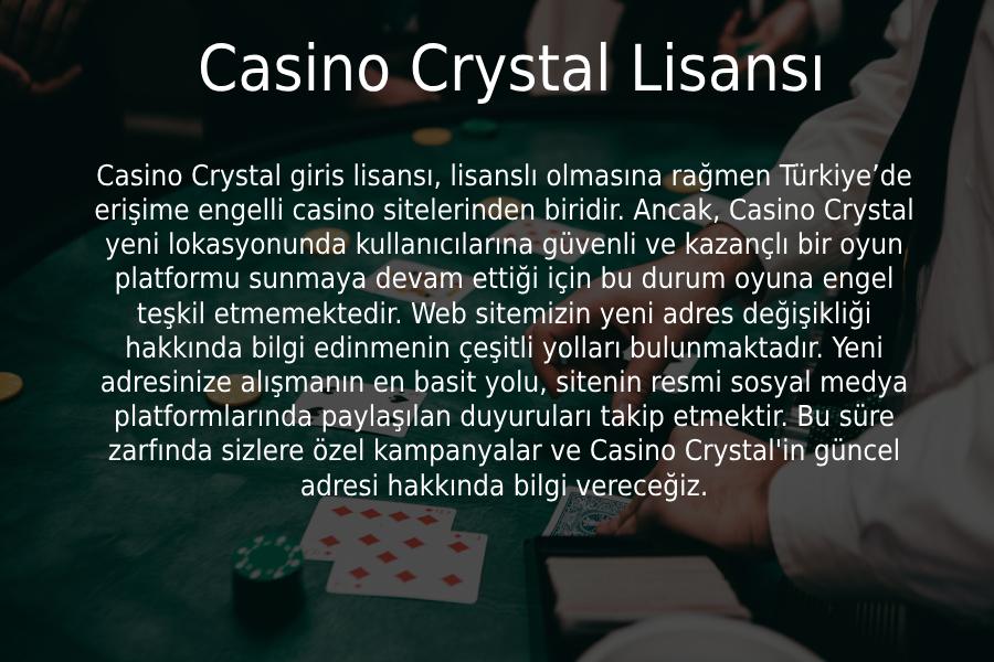 Casinocrystal Lisansı